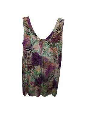 Blue Water Sleeveless Dress Medium